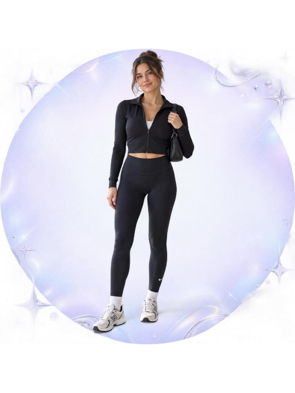 Nike Dri-FIT Black High-Rise Full-Length Leggings